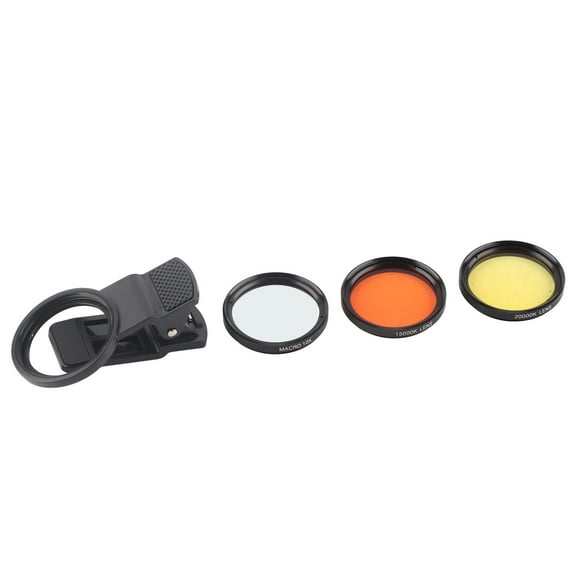 Seawater Fish Tank Coral Cylinder Photography Lens with Macro Filter Aquarium