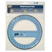 6" 360Â° Professional Plastic Protractor