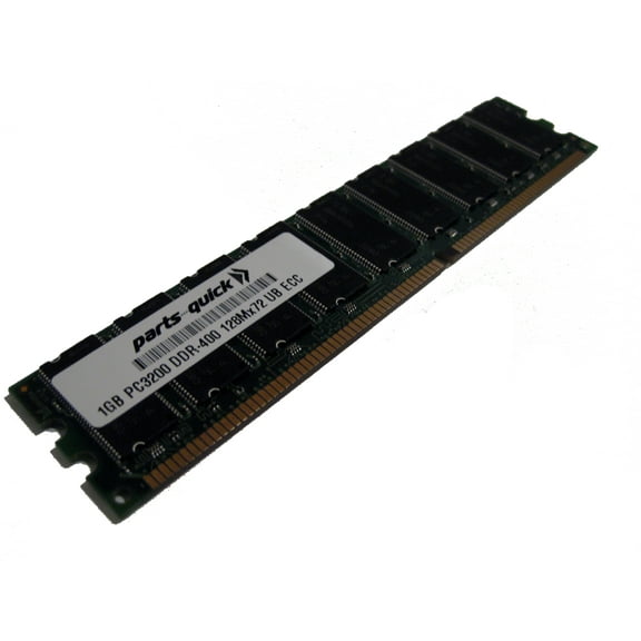 1GB Compatible Memory Upgrade for Dell Dimension 1100, 2400, 3000, 4600, 4600C, 4800, 8300 DDR PC3200 400MHz RAM (PARTS-QUICK BRAND)