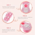 thumbnail image 3 of MasteelfCA 1pc Guitar Toy Plastic Cartoon Rabbit Early Educational Music Toy 4 Strings Guitar for Kids, 3 of 7