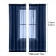 thumbnail image 2 of Mejora La Privacidad Sin Renunciar A La Luz: ¡Impresionantes Cortinas Semitransparentes De Colores Lisos Para Cualquier Estancia!, 2 of 7