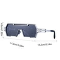 thumbnail image 3 of EGNMCR New Car Style Future Technology Trendy Integrated Metal Sunglasses With Sunglasses Internet Stature Same Style Sunglasses Design Sense Car Sunglasses Driving sunglasses, 3 of 6
