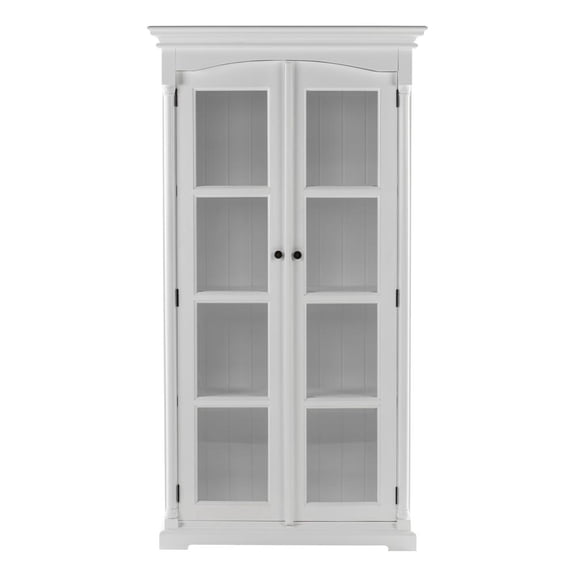 NovaSolo Double Vitrine Provence Cabinet in White