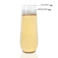 thumbnail image 5 of Smarty 9 oz. Clear Stemless Disposable Plastic Champagne Flutes 64ct, 5 of 6