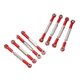thumbnail image 1 of Enlace de Dirección de metal para Coche RC, 8 piezas de tensores Ajustables de metal varilla de enlace servo varilla de tracción de enlace servo de aleación de aluminio para wpl, 1 of 7