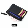 thumbnail image 3 of CAROOTU Women Men Lady Wallets Purse Zipper PU Small Mini Soft Thin For Money Card Coin, 3 of 7