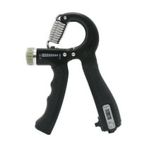 fankhu Men 5-60 KG Grip Strength Trainer Hand Gripper with Timer Stress Relief (Black)