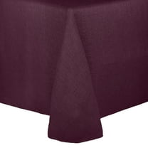 Ultimate Textile (3 Pack) Faux Burlap - Havana 108 x 108-Inch Square Tablecloth - Basket Weave, Burgundy Red