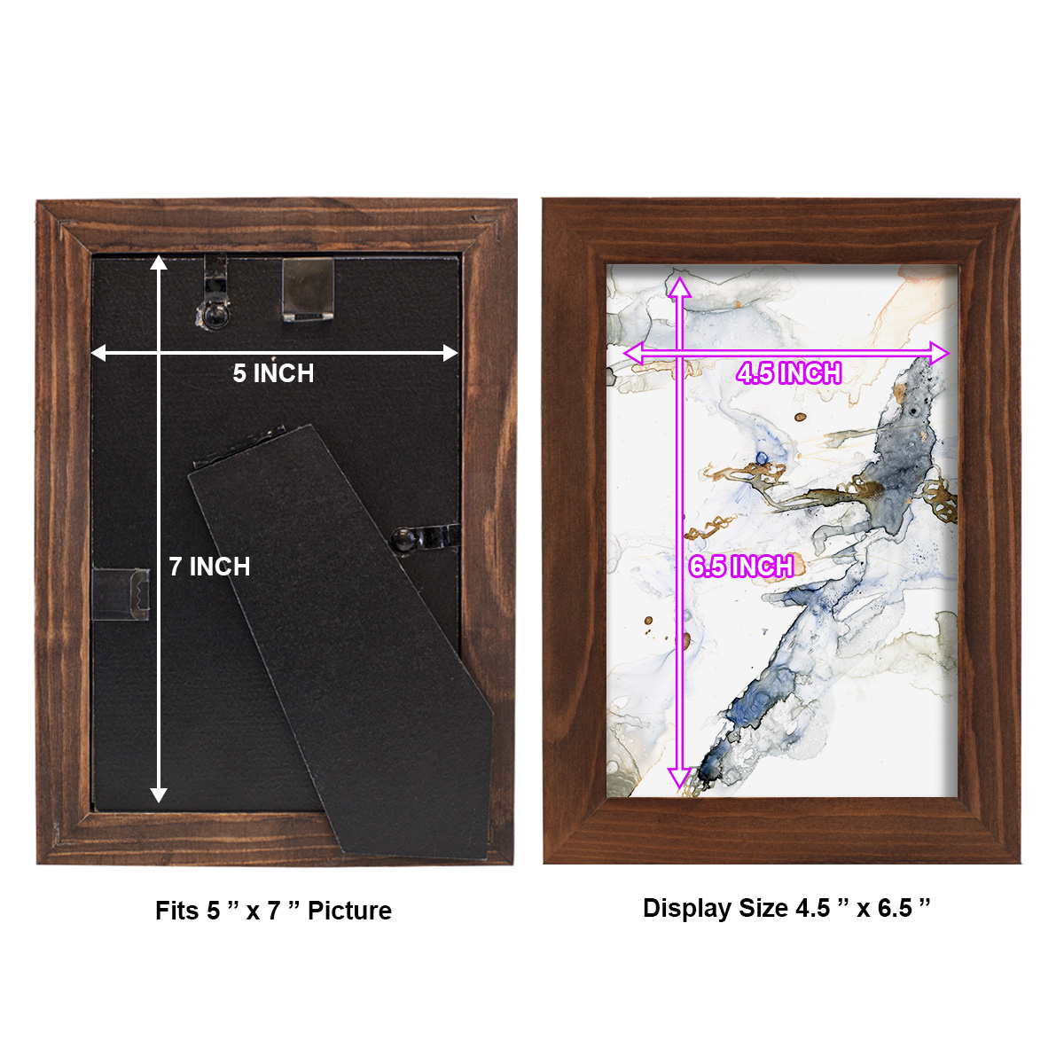 Organic Interlace I -Framed Print w/glass-Chestnut
