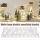 thumbnail image 5 of 2025 White Snowflake Blanket 180x45cm Polyester Soft Warm Holiday Home Decor, 5 of 5