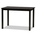 thumbnail image 4 of Baxton Studio Clarke Modern and Contemporary Grey Fabric Upholstered and Espresso Brown Finished Wood 5-Piece Dining Set, 4 of 9