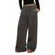 thumbnail image 2 of Pantalones Deportivos de Pierna para Mujer, Holgados, con Cordón, de Cintura Alta y Bolsillos Gris Carbón L, 2 of 9