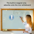 thumbnail image 4 of Dry Erase Erasers, Magnetic Dry Erase Board, 4X2 in, Black Felt Cleaning Pad, office Classroom, White Plastic Body, 1 Pc, 4 of 6