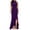 Purple, variant on Tbopshirt Wedding Guest Dresses for Women,Fashion Women Summer Causal Solid Color Round Neck Sleeveless Dress Evening Dress