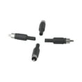 thumbnail image 2 of 4pcs Plastic audio equipment male Plug RCA male welding Connector welding type Black, 2 of 9