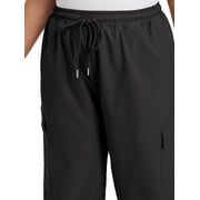 Cueply Womens Plus Size Cargo Pants with Pockets Casual Joggers Sweatpants Drawstring Adjustable Loose Fit Workout