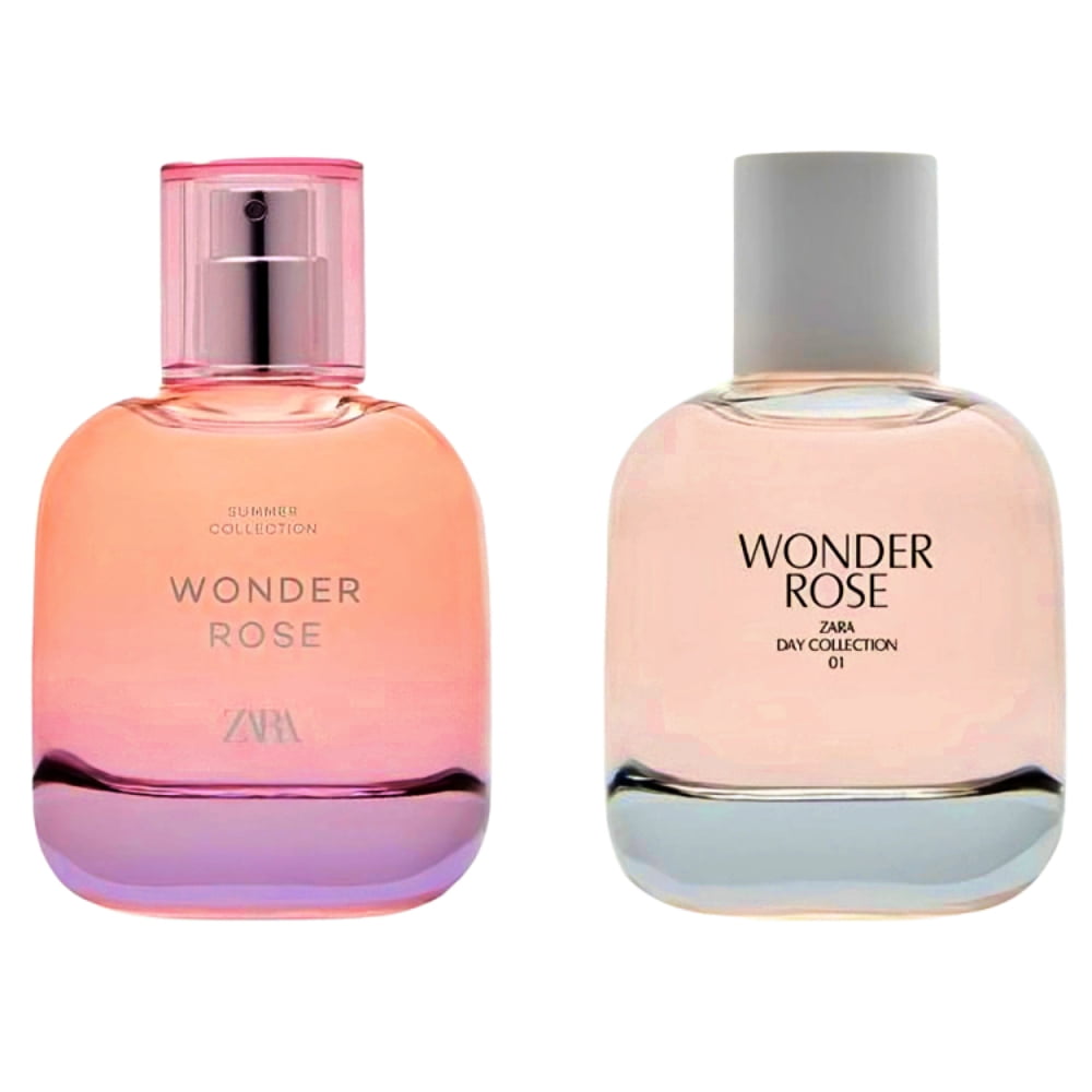 ZARA WONDER ROSE SUMMER オードトワレ 3個セット Zara Wonder Rose Summer + Wonder Rose Duo Perfume Set for Women