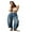 Dark Blue, variant on LYMAYTER Womens Baggy Barrel Jeans High Waisted Wide Leg Pants Boyfriend Denim Ankle Pants S-2XL