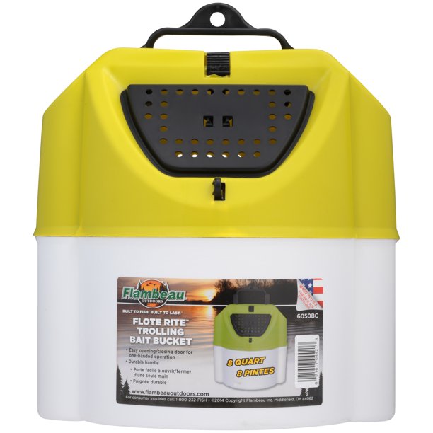 Flambeau Outdoors Flote Rite Trolling Bait Bucket
