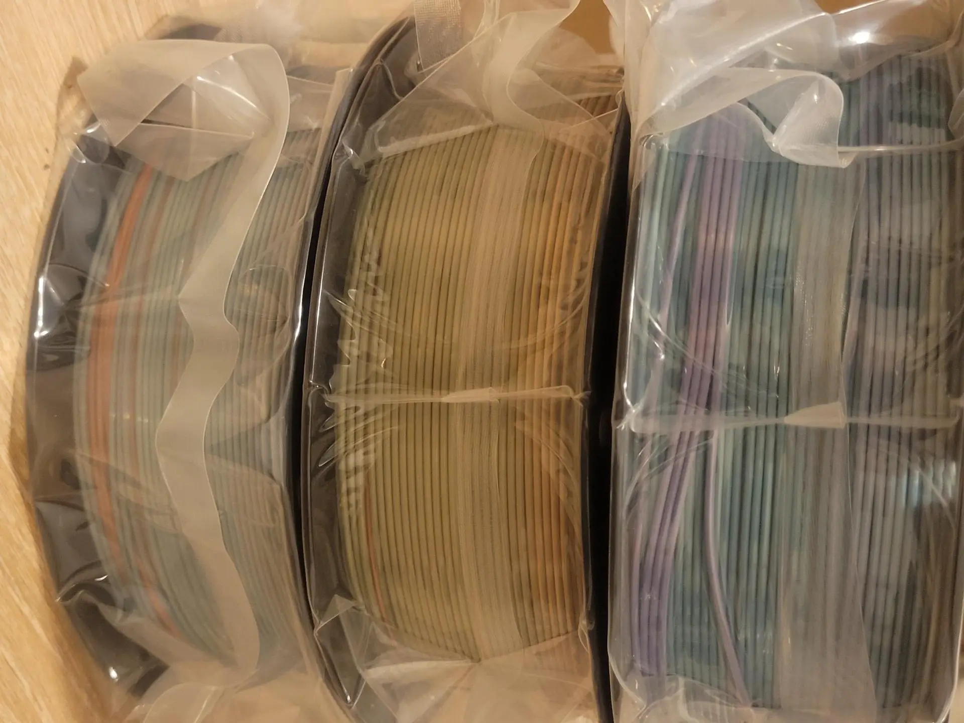 PLA Silk Rainbow Filaments 1.75mm, 1kg (Rainbow-Candy)