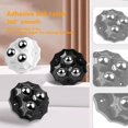 thumbnail image 2 of 8PCS Furniture Casters, 360 Rotating Movable Pulley 3 Steel Ball Casters, Self-Adhesive Casters, Swivel Casters, Small Caster for Trash Cans Boxes Flower Pots, 2 of 5