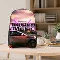 thumbnail image 4 of Twisted Metal Mochila transparente temática, resistente y duradera, bolsa see-through para trabajo, deporte, universidad y viaje, 31 × 43 cm, 4 of 6