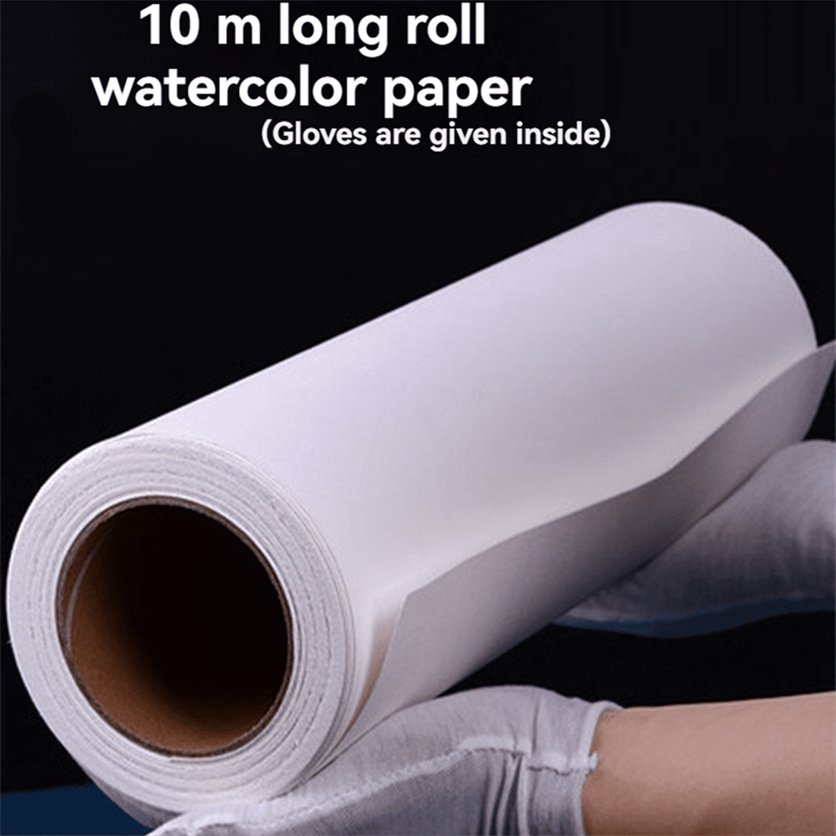 Cold Artist Master Watercolor Paper Roll Can Be Cut 4K Large & Thickening Cotton Pulp 37cmx10m Watercolor Paper,B