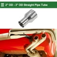 thumbnail image 2 of Rebajas Únicas Adaptador de Tubo de Acero Inoxidable 304 de 2" OD-3" OD Mandrel Exhaust Bend Elbow Concentric Reducer 50 pulgadas de Longitud Tono Plateado, 2 of 7