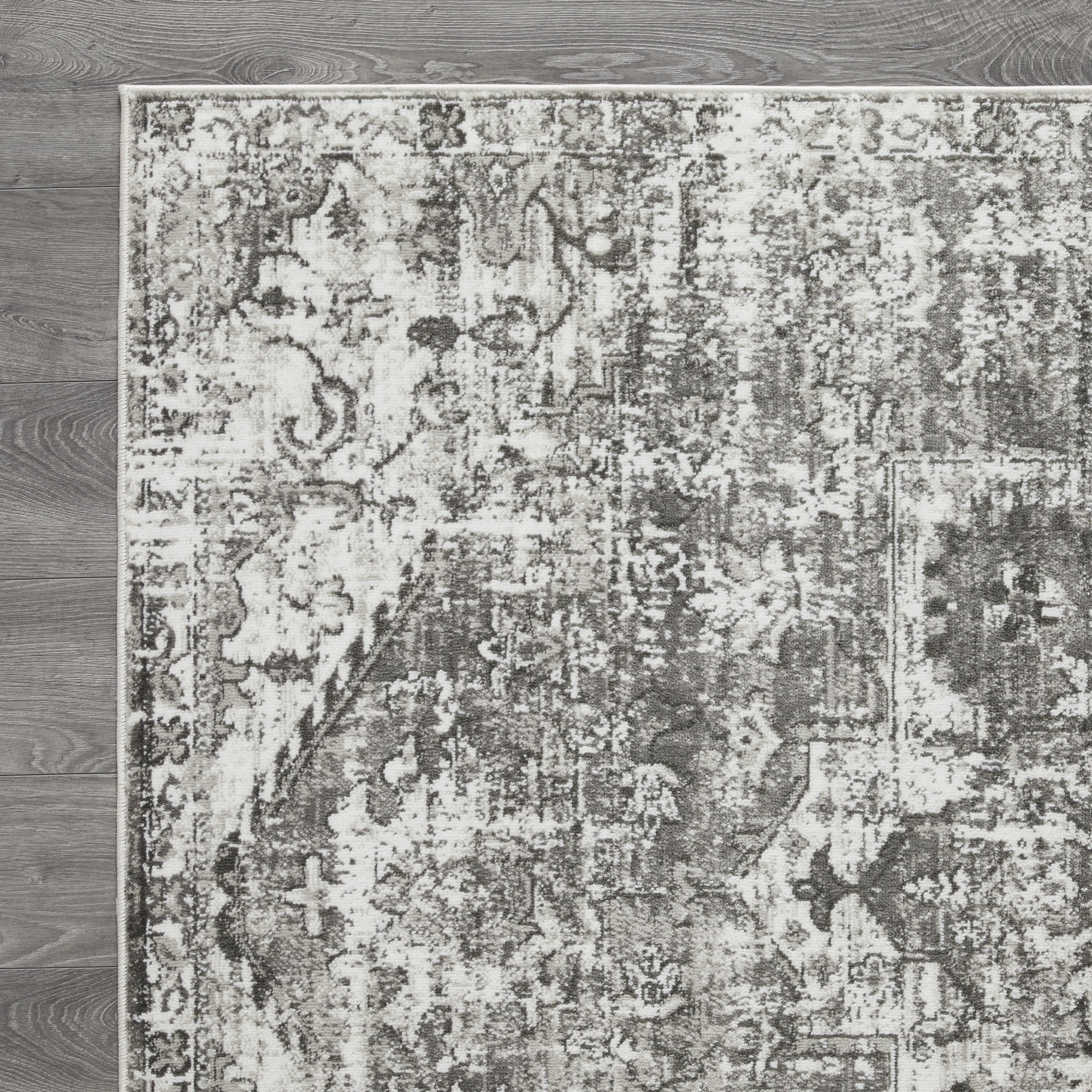 Loomaknoti Rhane Alemern 9' x 12' Gray Oriental Indoor Area Rug