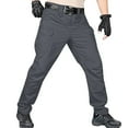 thumbnail image 1 of toraway Summer Men Cargo Pants Joggers with Pockets Mens Spring and Autumn Style Loose Large Size Leisure Three Bag String Tooling Multi Pocket Straight Pants XXXL, 1 of 4