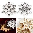 thumbnail image 1 of Stainless Steel Snowflake Cookie Cutter Biscuit Pastry Cake Mold Baking Tool, 1 of 7