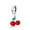 Red Cherry, variant on Charms 925 Silver Fruit Strawberry Cherry Lemon Avocado Kiwi Pineapple Watermelon Pendant for Women Bracelet Necklace,Red Cherry,Fruit
