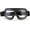 Transparent Lens Black Padding, variant on Vintage Motorcycle Goggles for Men & Women, Aviator Pilot Riding Glasses for Cruiser Scooter Motocross ATV Outdoor Use