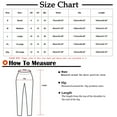 thumbnail image 2 of Summer Savings! TAGOLD Summer Pants for Womens,Womens Plus Size Pants, Women Ladies Solid Pants Hippie Punk Trousers Streetwear Jogger Pocket Loose Overalls Long Pants, 2 of 5
