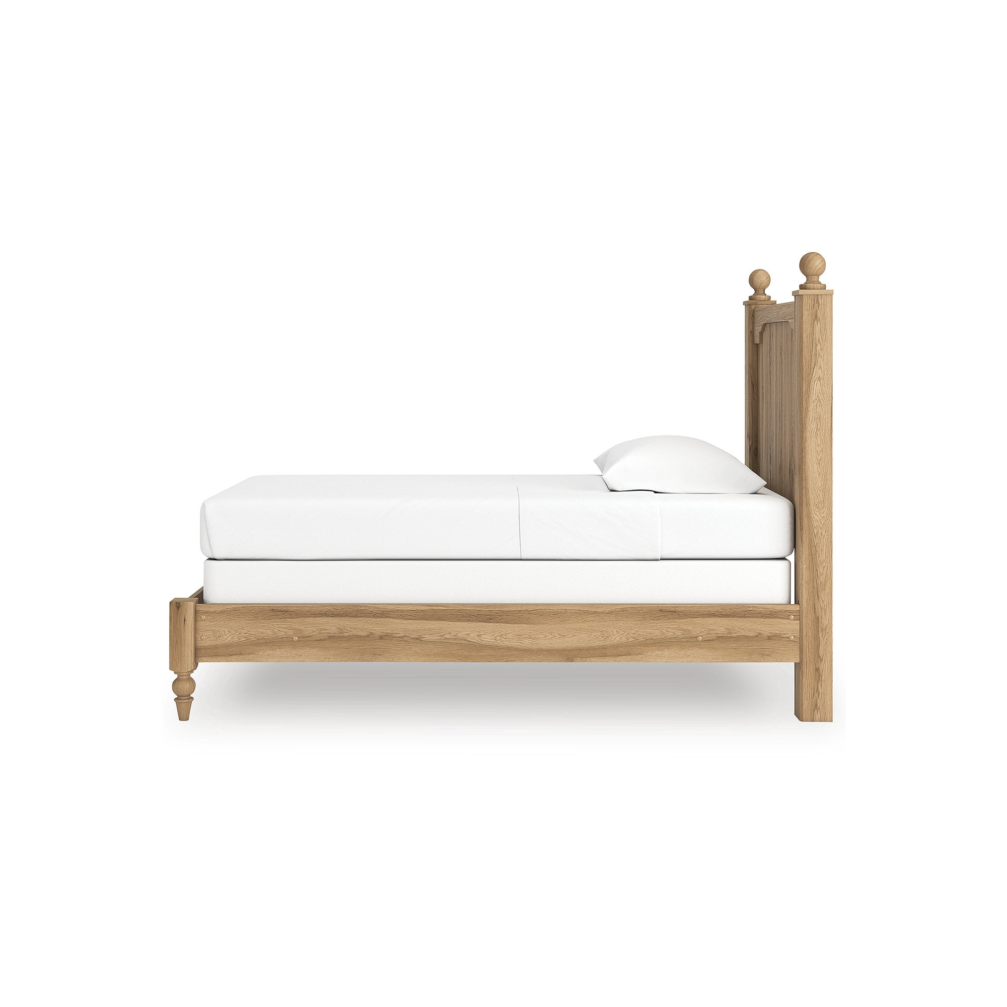 Signature Design by Ashley Galletyn Kids Twin Panel Bed, Light Brown