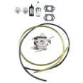 thumbnail image 4 of Lanfini Carburetor 129L 129LDX 129R 129RJ W/ Gasket 4pcs 545008097 for Husqvarna, 4 of 6