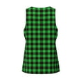 thumbnail image 5 of Haiem Buffalo Plaid Green Black Men Workout Tank Top Gym Bodybuilding Sleeveless Muscle T Shirts Athletic Tank Breathable Workout Shirt-Small, 5 of 9