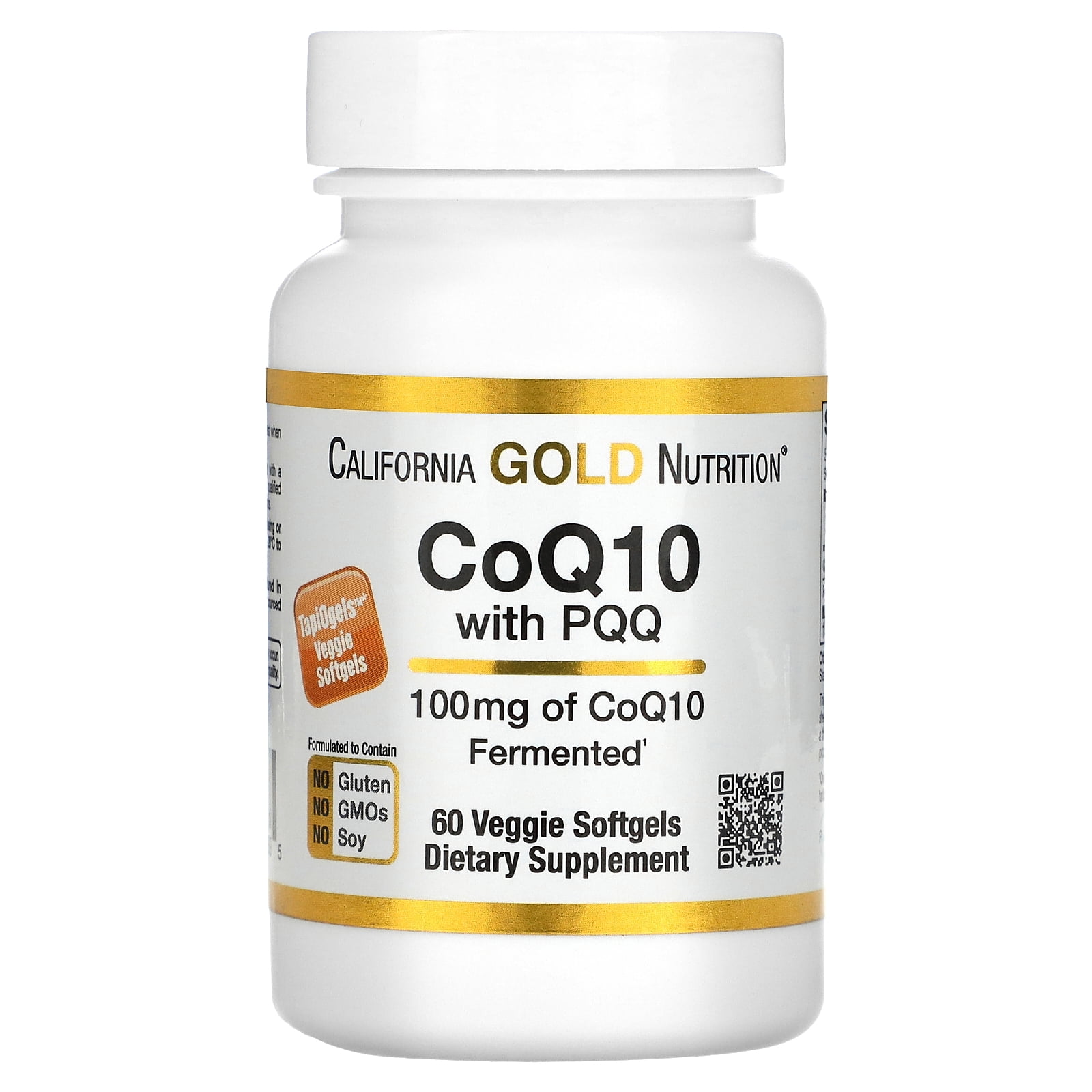 CoQ10 with PQQ, 100 mg, 60 Veggie Softgel, California Gold Nutrition