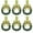 Green-6PCS, variant on Yucurem 5.1 Inch Mini Christmas Cabinet Wreath, 12PCS Small Christmas Kitchen Wreaths with Bow Ribbon for Xmas Window Door Chair Fireplace Table Centerpiece Indoor Outdoor Decor