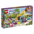 thumbnail image 3 of LEGO Friends Andrea's Pool Party 41374 Toy Pool Building Set with Andrea and Stephanie Mini Dolls for Pretend Play, Includes Toy Juice Bar and Wave Machine (468 Pieces) LEGO -, 3 of 7