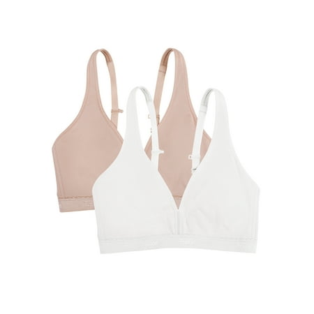 

Fruit of the Loom Women s Wirefree Cotton Bralette 2-pack Style-FT799PK