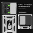 thumbnail image 5 of SOATUTO Compatible With Oneplus Nord N30 5G Case with Camera Cover Protector & Metal Stand,Heavy Duty Shockproof Magnetic Hinge Protective Cover Nord N30 5G Phone Case for Oneplus Nord N30 5G - Silver, 5 of 6