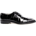 thumbnail image 5 of Belvedere, Mare, Genuine Ostrich and Eel Men's Dress Shoe, 5 of 5