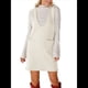 thumbnail image 3 of Vestido Corto de Punto Liso Sin Mangas con Cuello en V y Bolsillos para Mujer Albaricoque L, 3 of 10