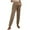 Khaki, variant on qolati Women's Yoga Palazzo Pants Lightweight Classic Fit Elastic High Waisted Joggers Track Pant Comfy Boho Workout Sweatpants