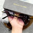 thumbnail image 2 of Typpkmm Square Rimless Sunglasses Women Brand Designer Summer Glasses Fashion Sun Glasses for Men Uv400 Shades Oculos Red, 2 of 7