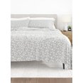 thumbnail image 3 of Comfort Canopy - 4 Piece Gray Farmhouse Wheatfield Floral Pattern Bed Sheets for Full Size Bedding, 3 of 11