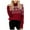 Red, variant on Aoochasliy Womens Sweaters Pullover Clothes Christmas Tops Round-Neck Printing Recreational Pullover Knitting Tops