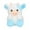 Blue, variant on Meitianfacai 9" Cow Stuffed Animals Soft Cuddly Cow Plush Stuffed Animal Toys for Kids 2-8 Years Birthday Christmas Gifts for Adults & Kids