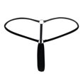 thumbnail image 4 of Zhuge 2 Piezas Tangas Sexy para Mujer, Thong de Encaje Crotchless, Diseño Low Rise, Negro, Talla L, 4 of 4